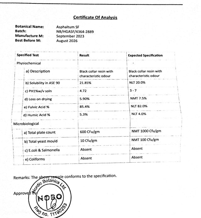 Shilajit Block | Pure & Raw|Himalayan Resin