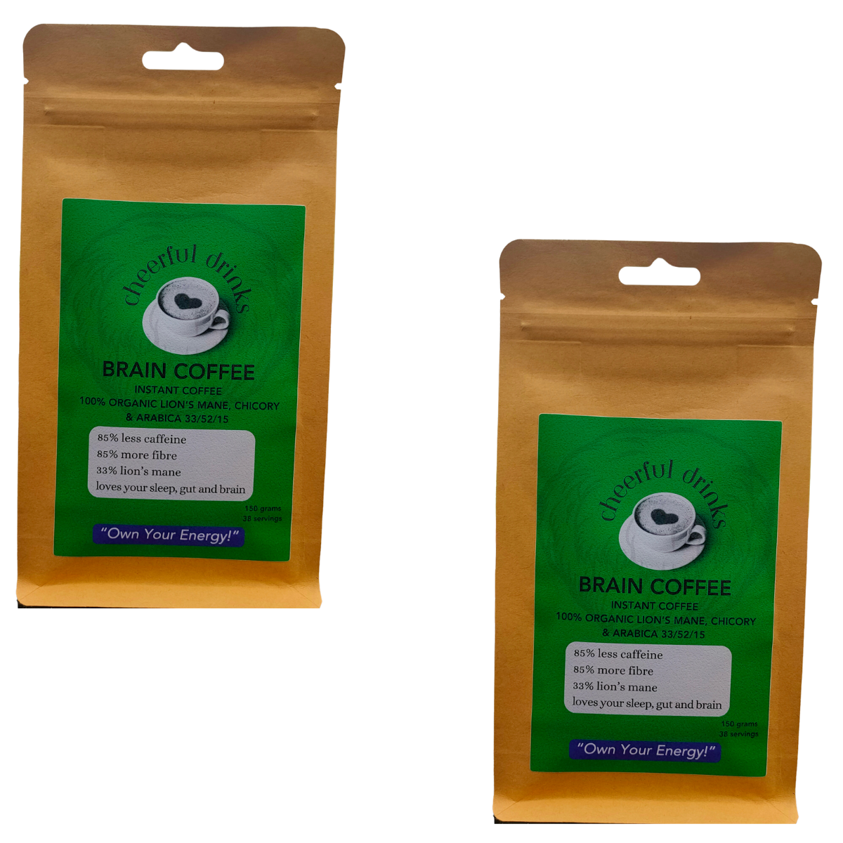 Brain Coffee - Mushroom Coffee | Lion's Mane & Arabica