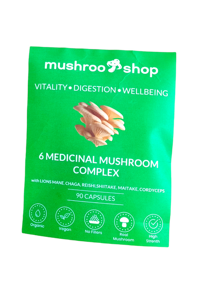 Mushroom Complex | 6 Mushrooms Blend | Medicinal | Vitality & Digestion