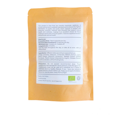 Mushroom Complex | 6 Mushrooms Blend | Medicinal | Vitality & Digestion