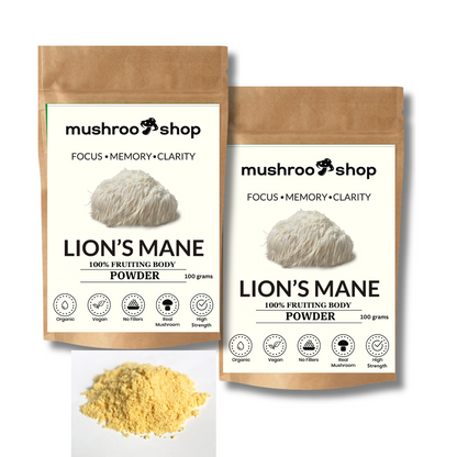 Lion's Mane Powder | Brain Focus 100% Pure