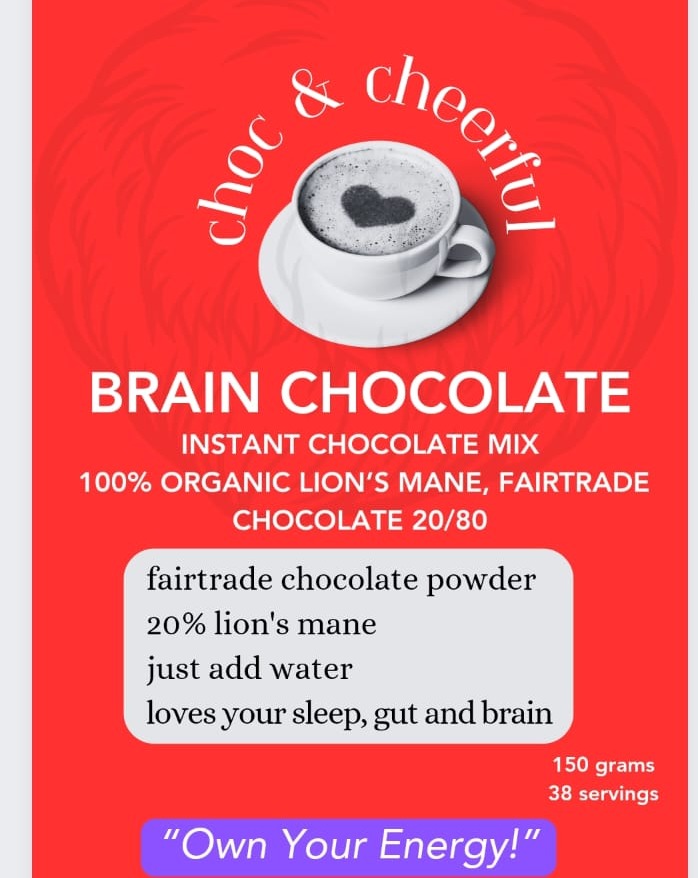 Brain Chocolate | Mushroom Hot Chocolate | Lion's Mane Brain Focus