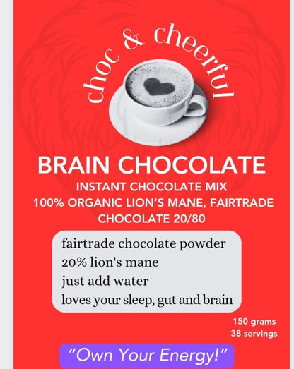 Brain Chocolate | Mushroom Hot Chocolate | Lion's Mane Brain Focus