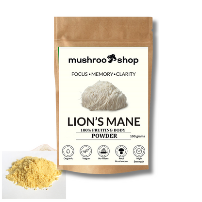 lions mane mushroom powder pure uk