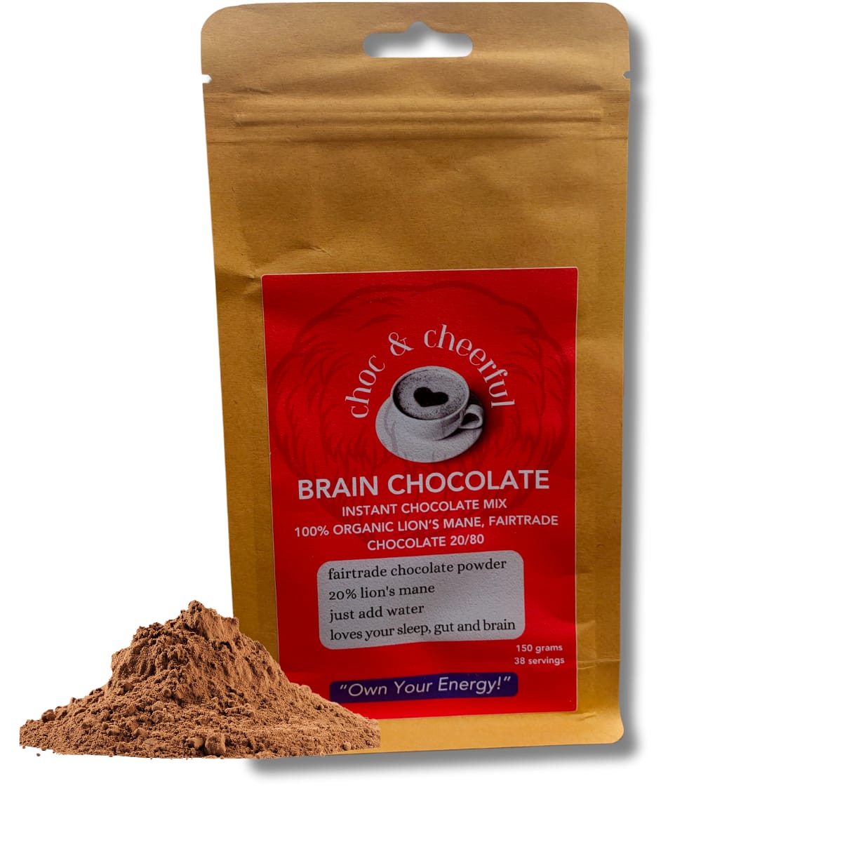 lions mane hot chocolate powder brain chocolate uk
